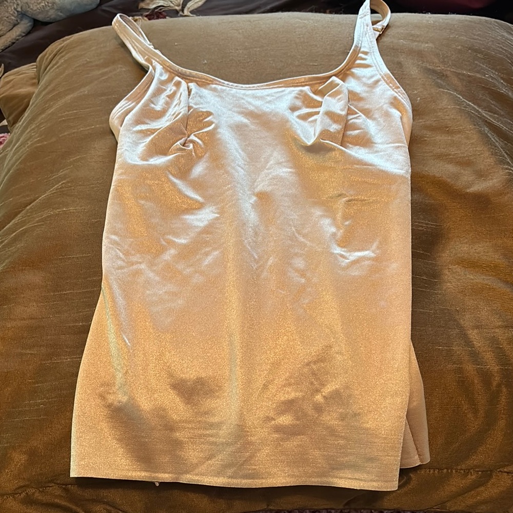 Ruby Ribbon White Sleeveless Fitted Camisole